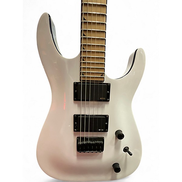 Used Jackson SLATHXMG3-6 White Solid Body Electric Guitar