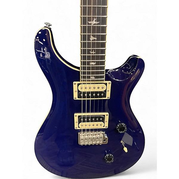 Used PRS SE Standard 24 Trans Blue Solid Body Electric Guitar