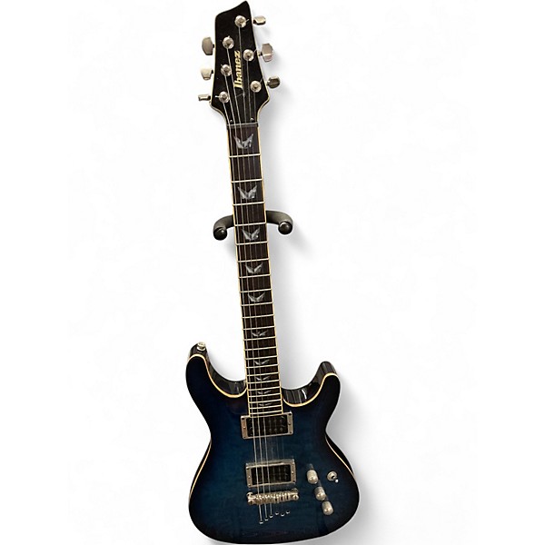 Used Ibanez SX520QM Blue Solid Body Electric Guitar