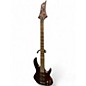 Used ESP LTD D4 Brown Electric Bass Guitar