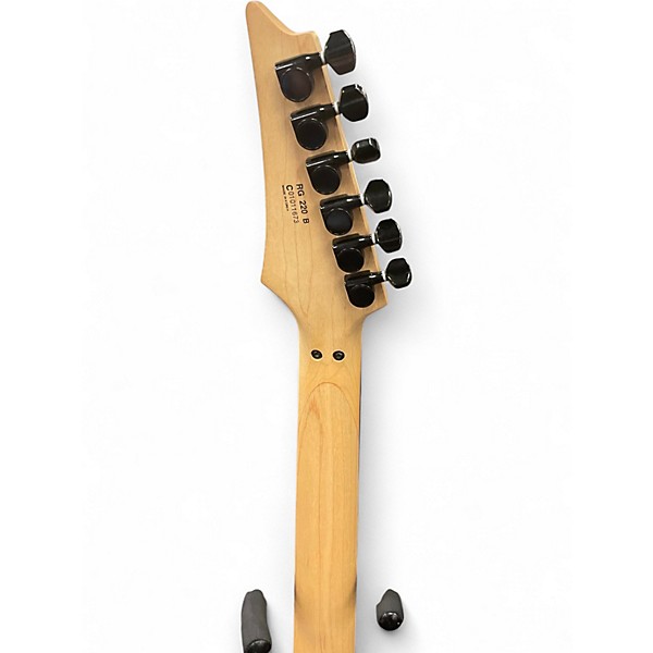 Used Ibanez RG220B Black Solid Body Electric Guitar