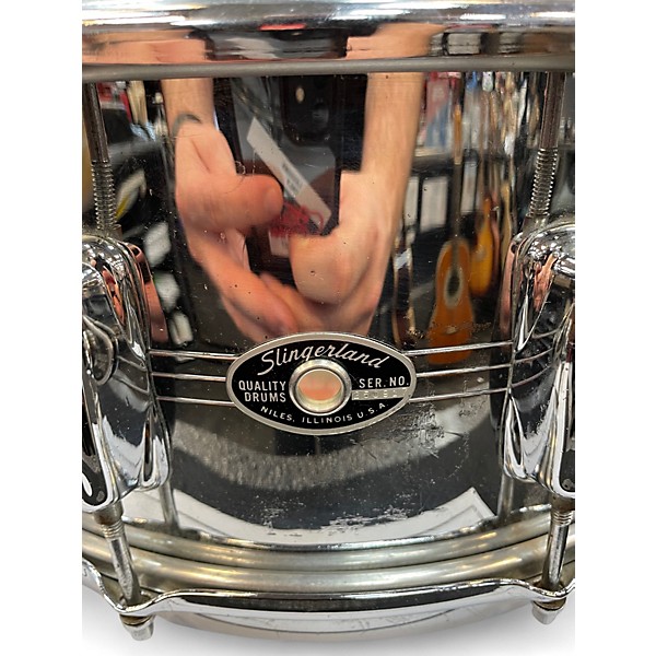 Used Slingerland 14in Gene Krupa Silver Drum