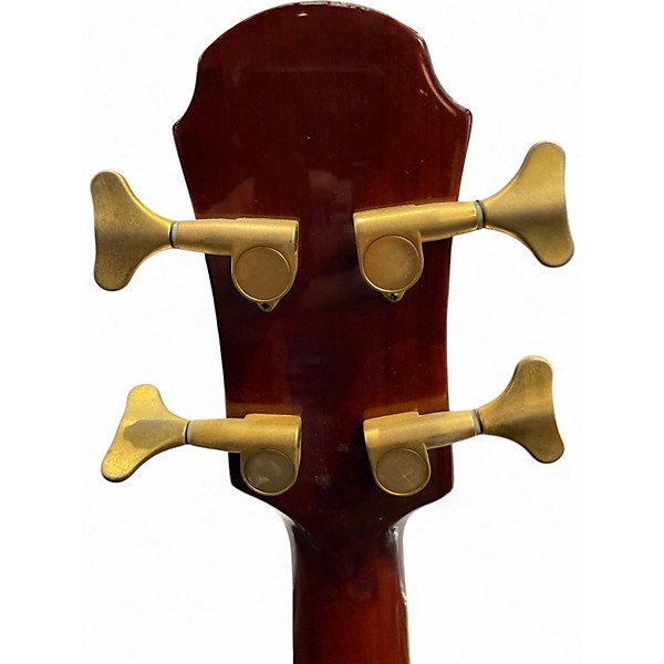 Used Aria FEB-02 Sandburst Acoustic Bass Guitar