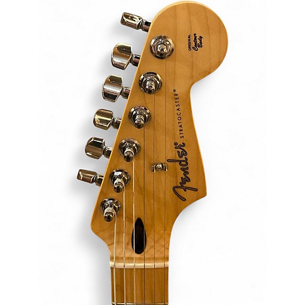 Used 2020s Fender Player Stratocaster Black Solid Body Electric Guitar