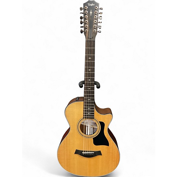 Used Taylor 352ce Natural 12 String Acoustic Electric Guitar
