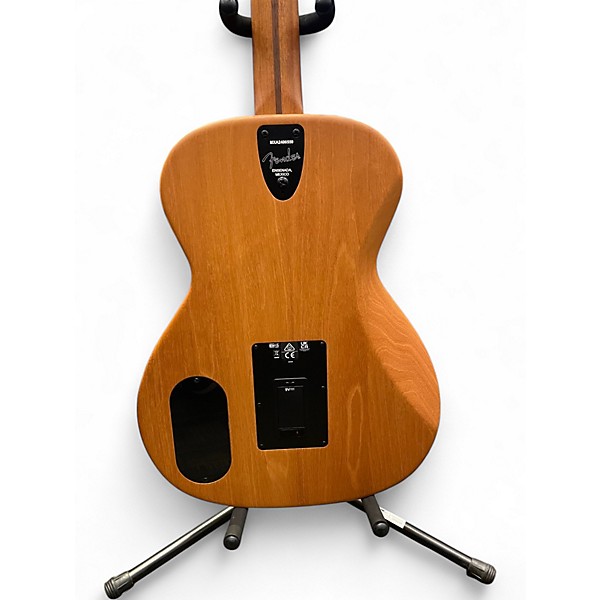 Used Fender Highway Parlor Mahogany Natural Acoustic Electric Guitar