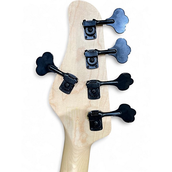 Used Schecter Guitar Research diamond series p-5 Surf Green Electric Bass Guitar