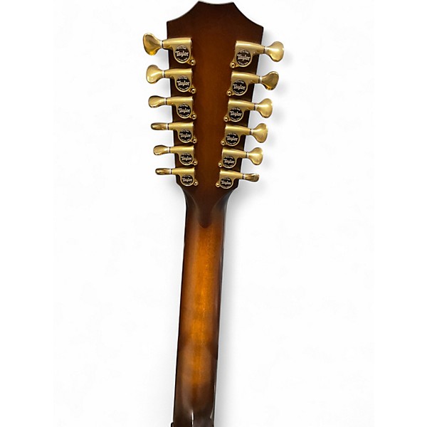 Used Taylor Taylor 652CE Builders Edition Wild Honey Bust 12 String Acoustic Guitar