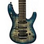 Used Schecter Guitar Research sun valley super shredder 7 sky burst Solid Body Electric Guitar