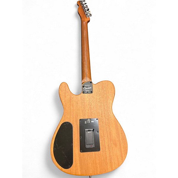 Used Fender Acoustasonic Player Telecaster Black Acoustic Electric Guitar