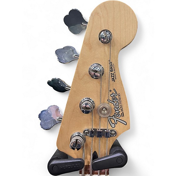 Used Fender Standard Jazz Bass Natural Electric Bass Guitar