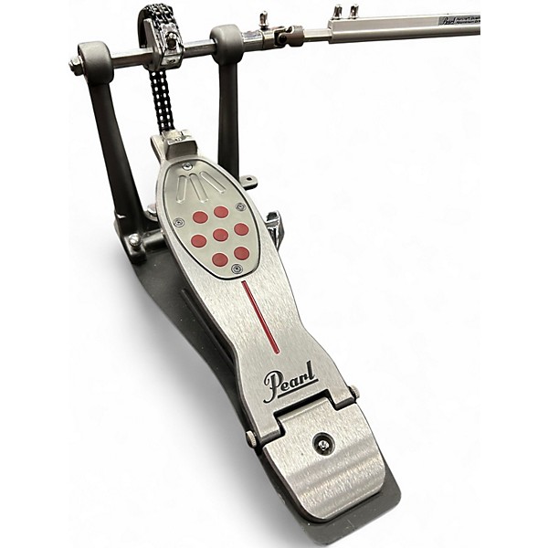 Used Pearl Red Line Eliminator Double Bass Drum Duel Chain Drum Pedals Bass Drum Beater