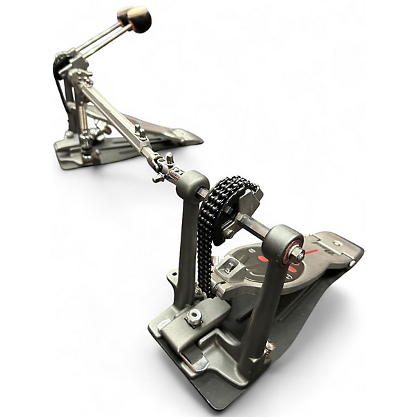 Used Pearl Red Line Eliminator Double Bass Drum Duel Chain Drum Pedals Bass Drum Beater