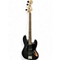 Used Squier Affinity Jazz Bass Charcoal Frost Metallic Electric Bass Guitar thumbnail