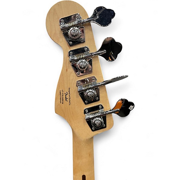 Used Squier Affinity Jazz Bass Charcoal Frost Metallic Electric Bass Guitar