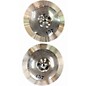 Used Wuhan Cymbals & Gongs 14in 457 ROCK SERIES HI HAT PAIR Cymbal thumbnail