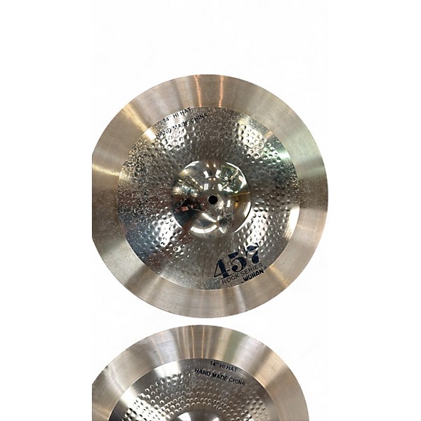 Used Wuhan Cymbals & Gongs 14in 457 ROCK SERIES HI HAT PAIR Cymbal