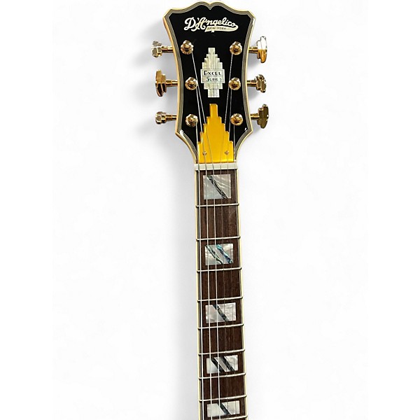 Used 2022 D'Angelico EXCEL SERIES DC XT Vintage Natural Hollow Body Electric Guitar