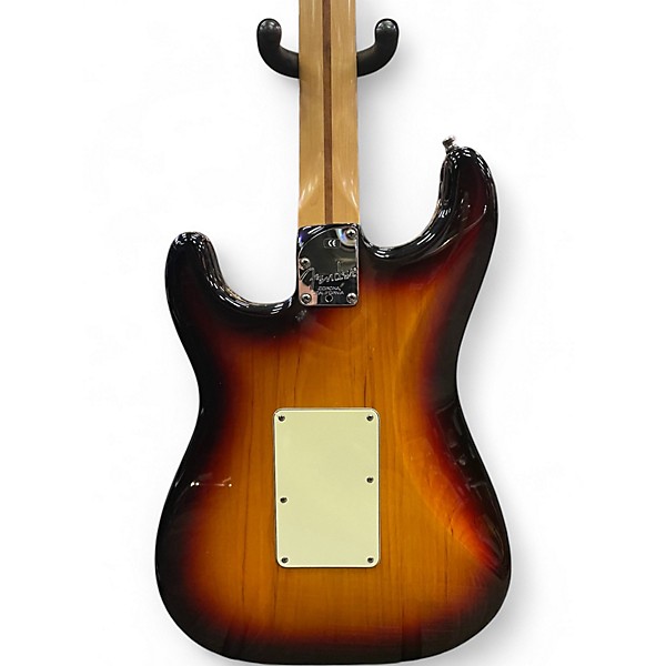 Used Fender American Deluxe Stratocaster 3 Tone Sunburst Solid Body Electric Guitar