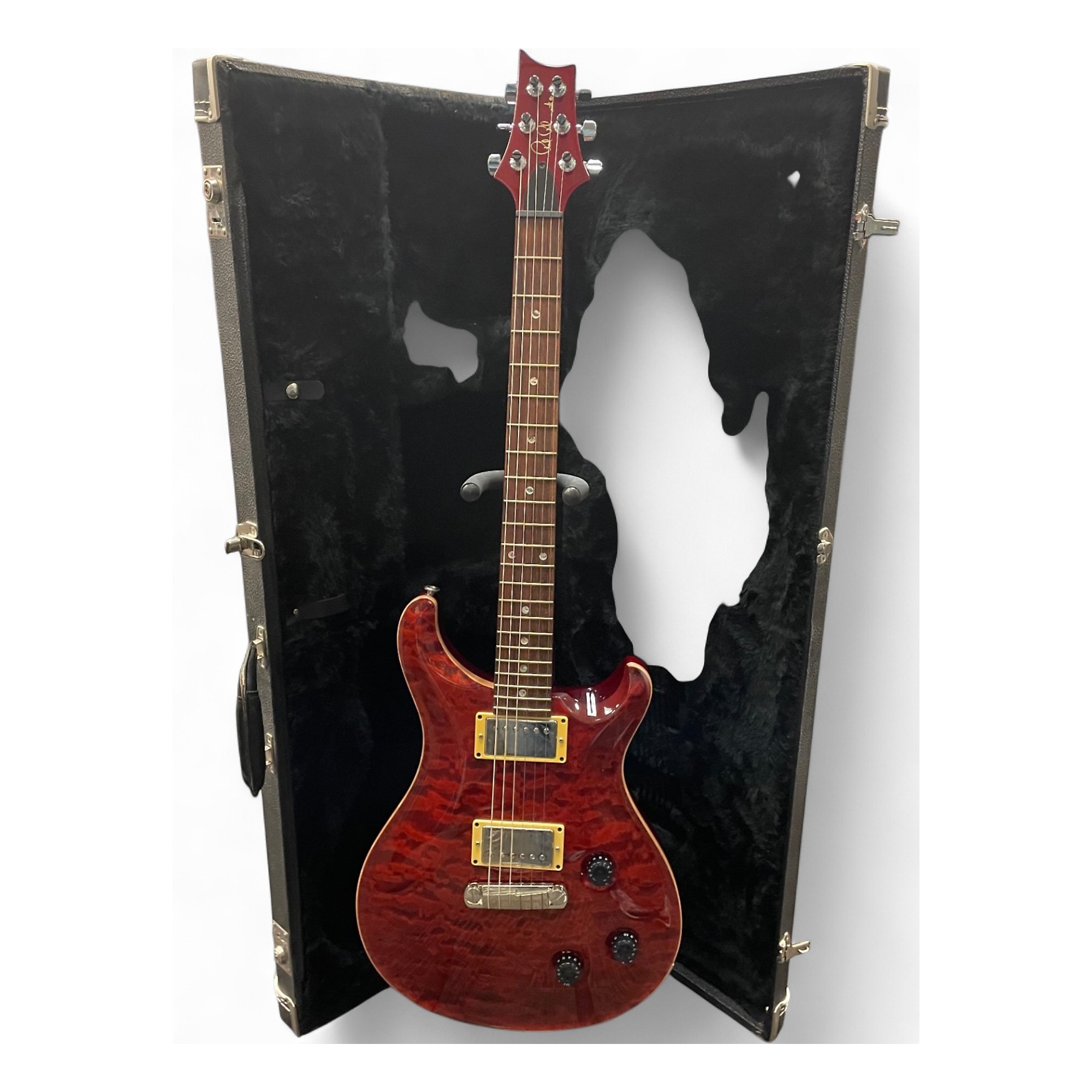 Used 2004 PRS Custom 22 10 Top Cherry Solid Body Electric Guitar