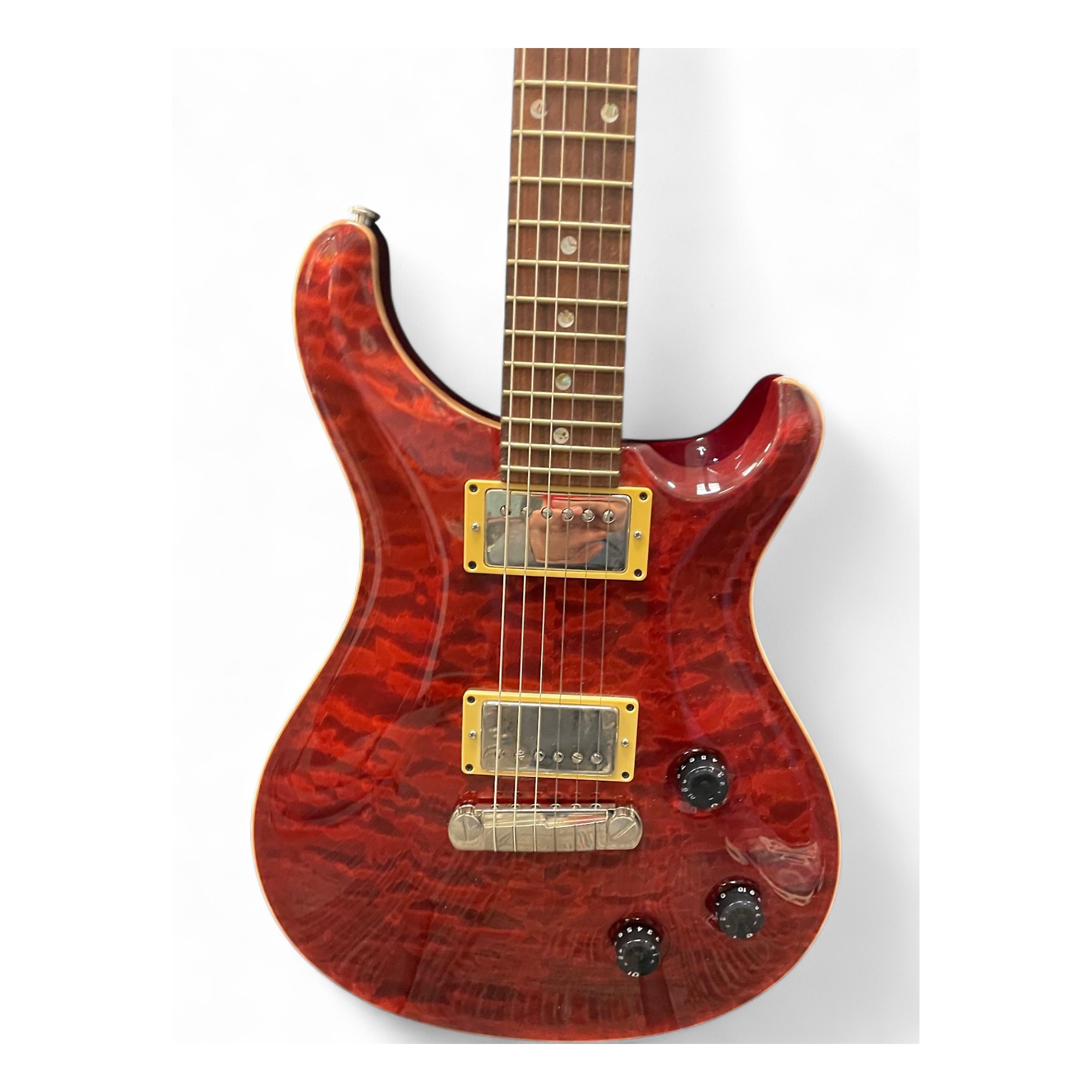 Used 2004 PRS Custom 22 10 Top Cherry Solid Body Electric Guitar