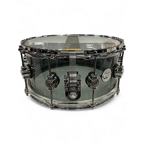 Used DW 6X14 Design Series Acrylic Snare Smoke Drum