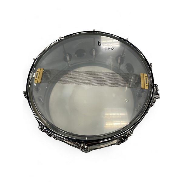 Used DW 6X14 Design Series Acrylic Snare Smoke Drum