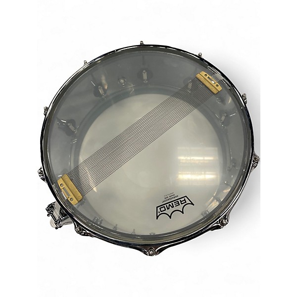 Used DW 6X14 Design Series Acrylic Snare Smoke Drum