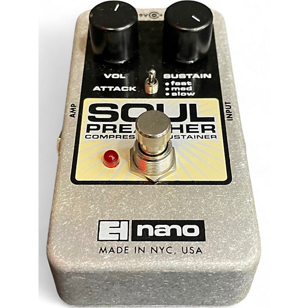 Used Electro-Harmonix Soul Preacher Nano Compressor / Sustainer Effect Pedal