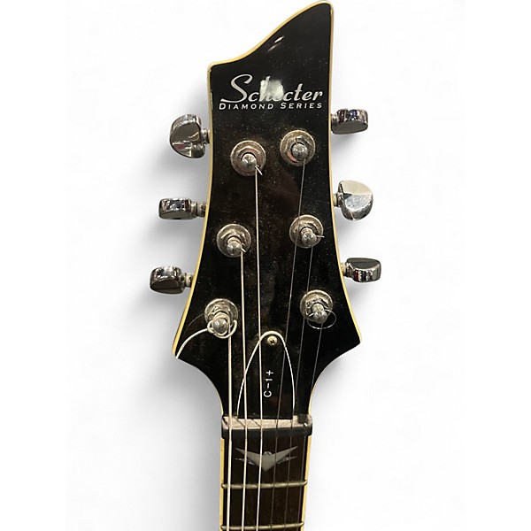 Used Schecter Guitar Research C1 Plus Crimson Red Burst Solid Body Electric Guitar