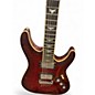 Used Schecter Guitar Research C1 Plus Crimson Red Burst Solid Body Electric Guitar