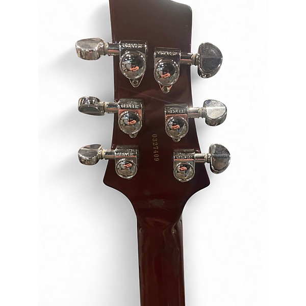 Used Schecter Guitar Research C1 Plus Crimson Red Burst Solid Body Electric Guitar