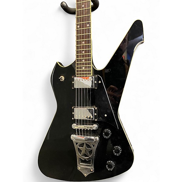 Used Washburn Paul Stanley PS500 Signature Model Black Solid Body Electric Guitar