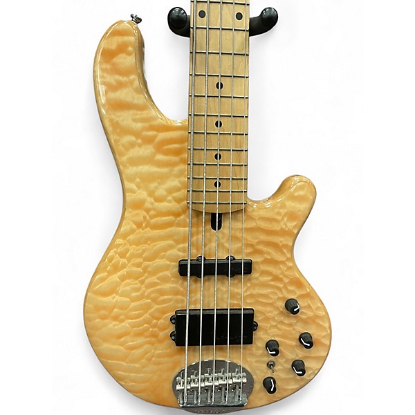 Used Lakland 55-02 Skyline Series 5 String NATUTAL GLOSS Electric Bass Guitar