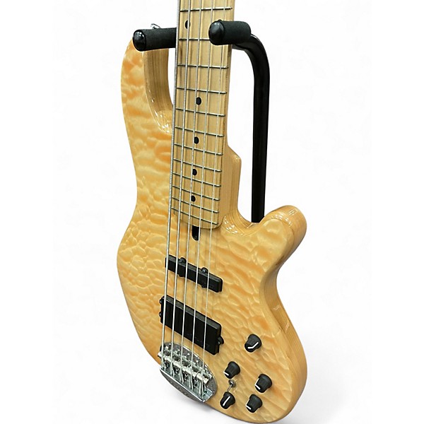 Used Lakland 55-02 Skyline Series 5 String NATUTAL GLOSS Electric Bass Guitar