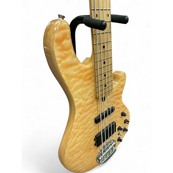 Used Lakland 55-02 Skyline Series 5 String NATUTAL GLOSS Electric Bass Guitar