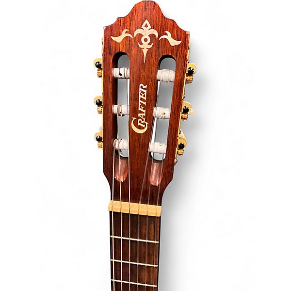 Used Crafter Guitars chapter yl Natural Classical Acoustic Guitar