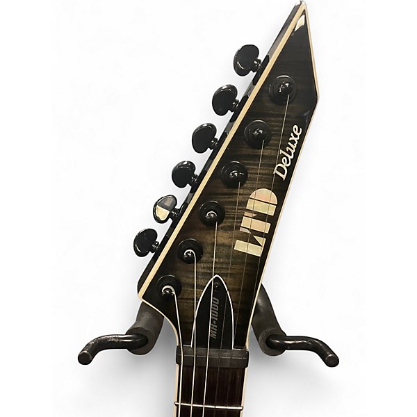 Used ESP LTD MH1000ET Charcoal Burst Solid Body Electric Guitar