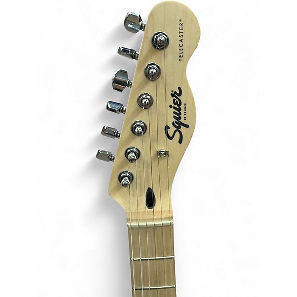 Used Squier Sonic Telecaster Blonde Solid Body Electric Guitar