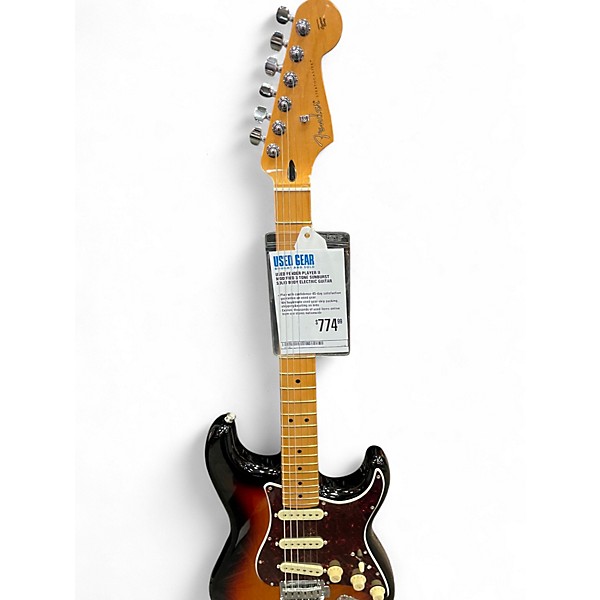 Used Fender PLAYER II MODIFIED 3 Tone Sunburst Solid Body Electric Guitar