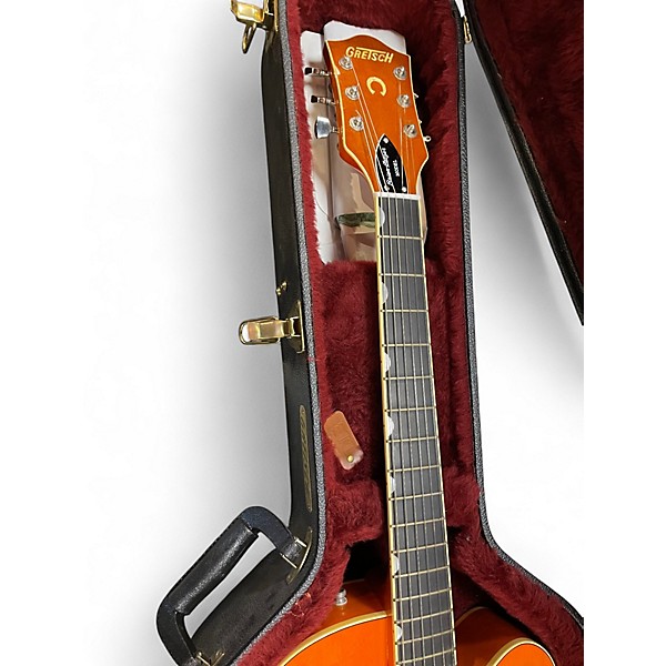 Used Gretsch Guitars G6120SSLVO Brian Setzer Signature Orange Dice Hollow Body Electric Guitar
