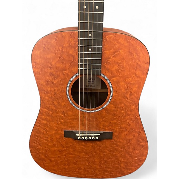 Used Martin Special Birdseye HPL X Series Natural Acoustic Electric Guitar