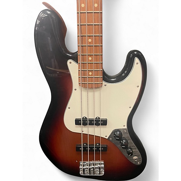 Used Fender Standard Jazz Bass 2 Tone Sunburst Electric Bass Guitar