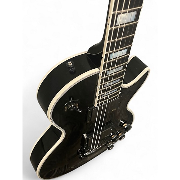 Used 2022 Gibson Les Paul Custom Black Solid Body Electric Guitar