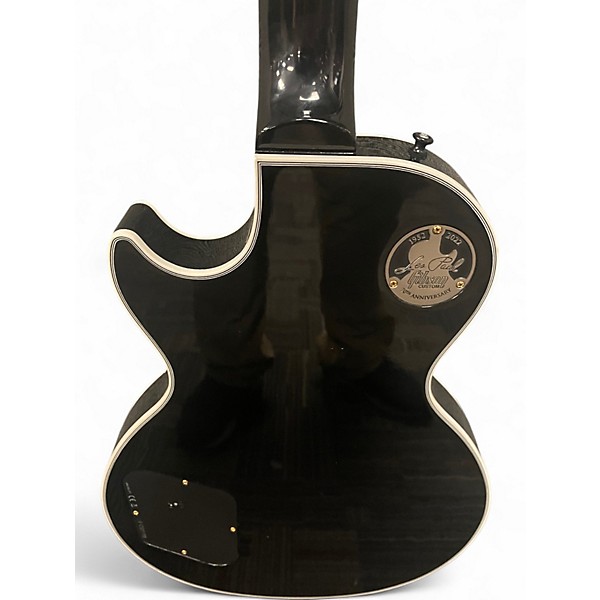 Used 2022 Gibson Les Paul Custom Black Solid Body Electric Guitar