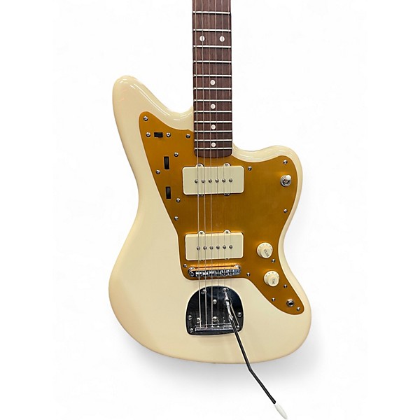 Used Squier J Mascis Jazzmaster Cream Solid Body Electric Guitar