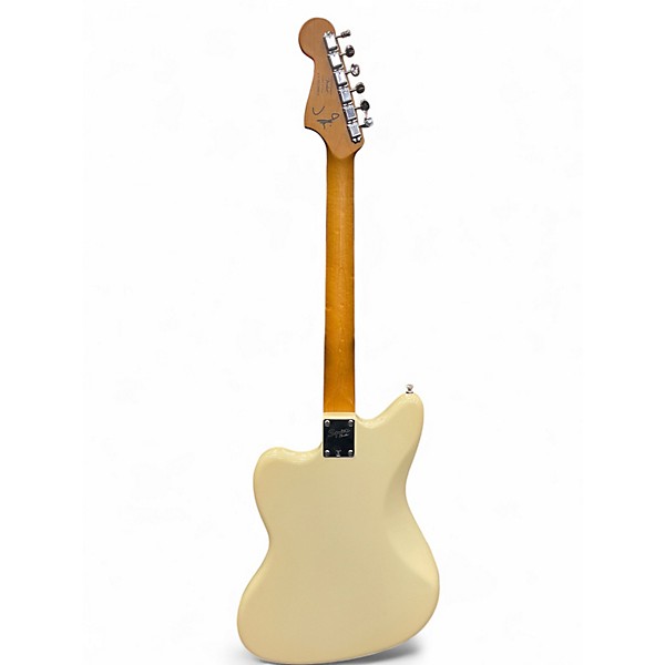 Used Squier J Mascis Jazzmaster Cream Solid Body Electric Guitar