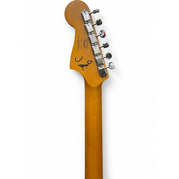 Used Squier J Mascis Jazzmaster Cream Solid Body Electric Guitar