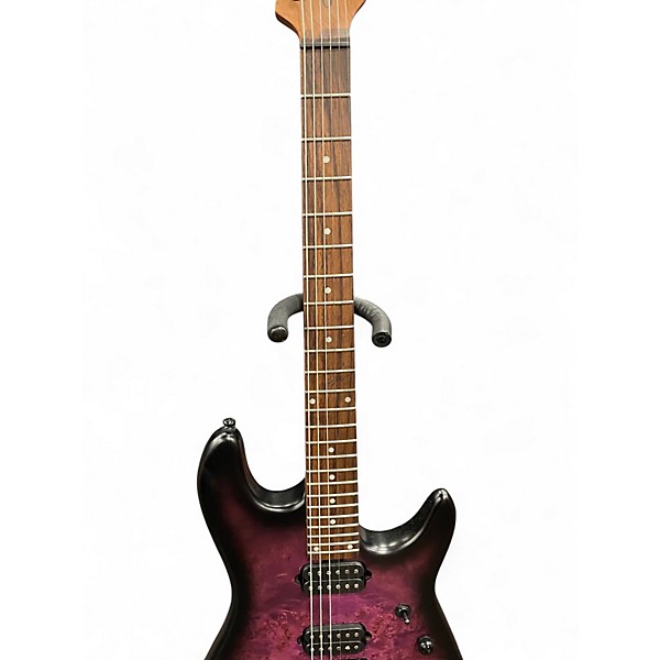 Used Sterling by Music Man Jason Richardson Signature Cutlass Trans Purple Solid Body Electric Guitar