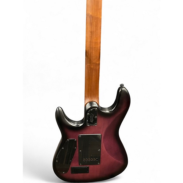 Used Sterling by Music Man Jason Richardson Signature Cutlass Trans Purple Solid Body Electric Guitar